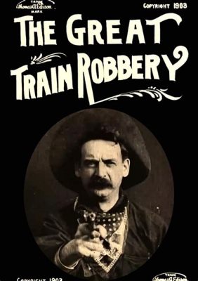 The Great Train Robbery!  A Silent Film Classic Exploring Themes of Crime and Redemption!